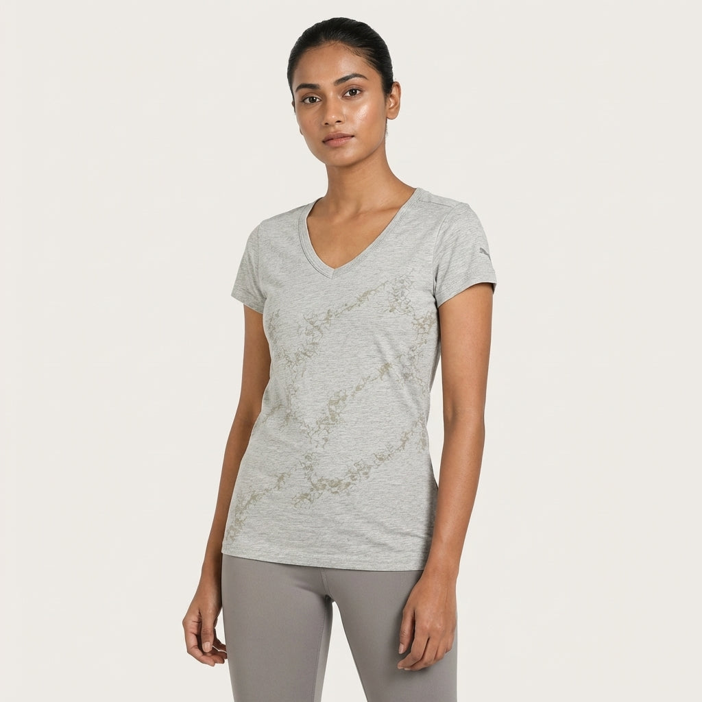 Puma ST Essential Graphic Tee Light Gray Heat