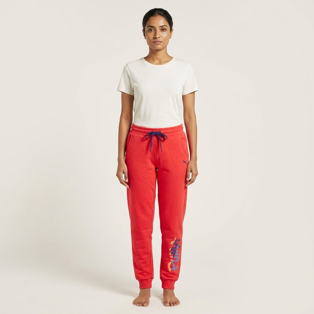 Puma Women's FUN Sweat Pants FL Cayenne