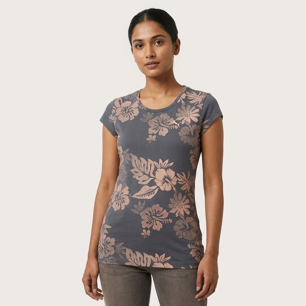 Puma Women's Turbulence-Crystal Rose Tee