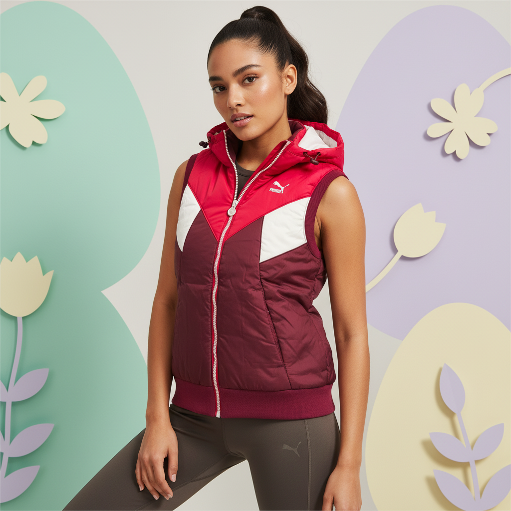 Puma Padded Vest Zinfandel