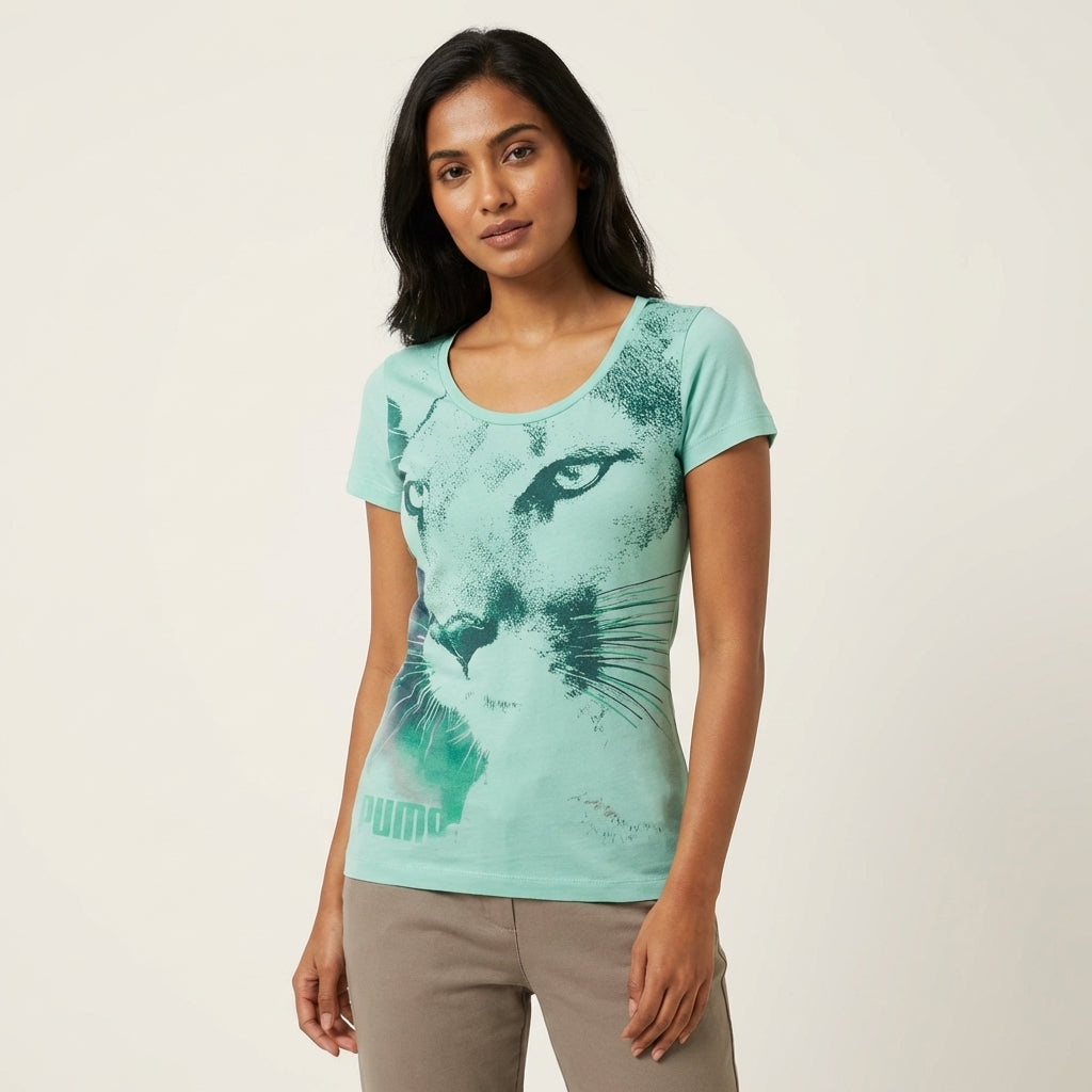 Puma Big Cat Tee Aruba Blue