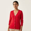 Puma Women's Cardigan in Lipstick Red