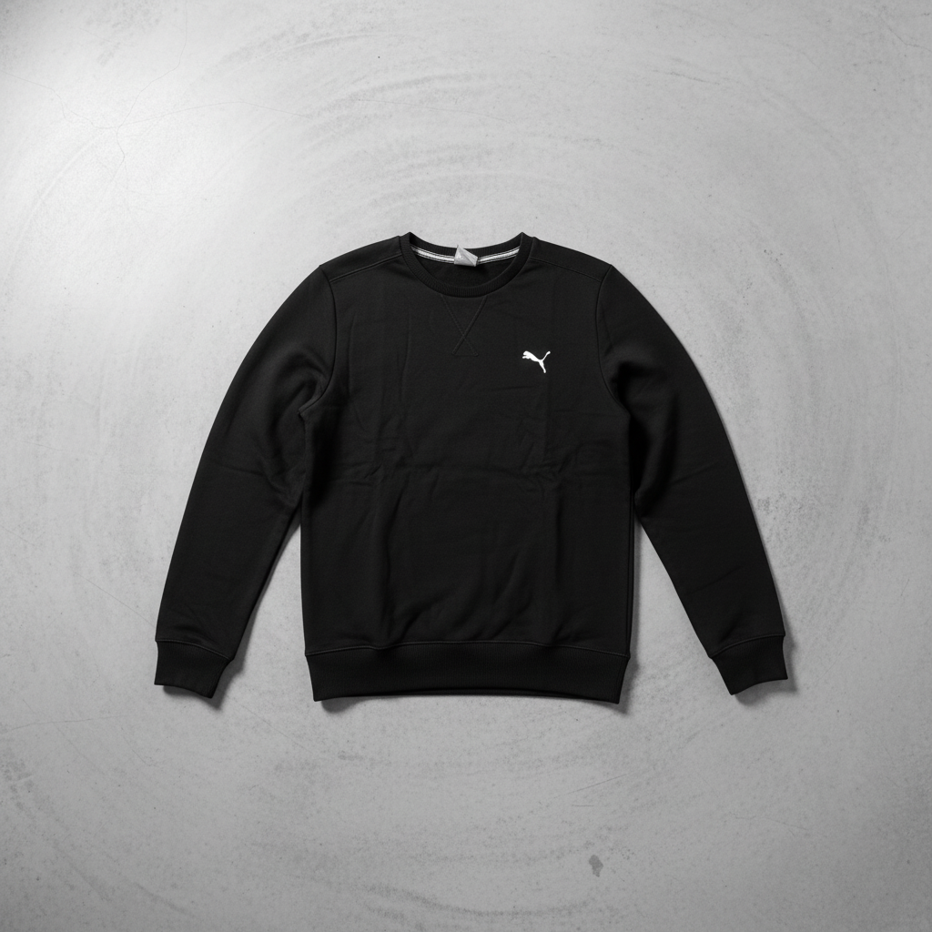 Puma ESS Crew Sweat FL Black