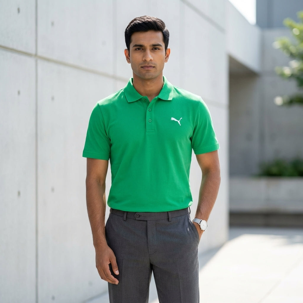 Puma ESS Polo Bright Green