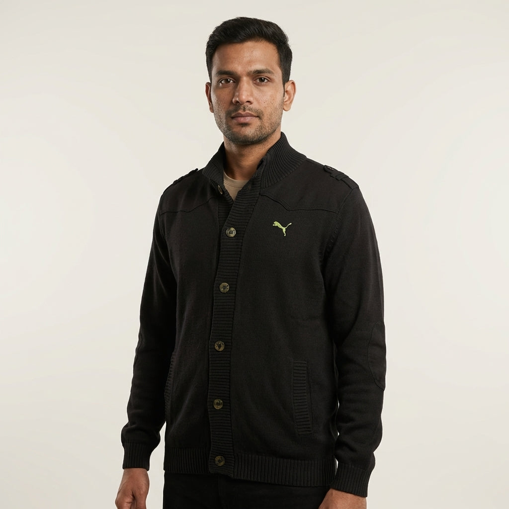 Puma Men's Black Cardigan