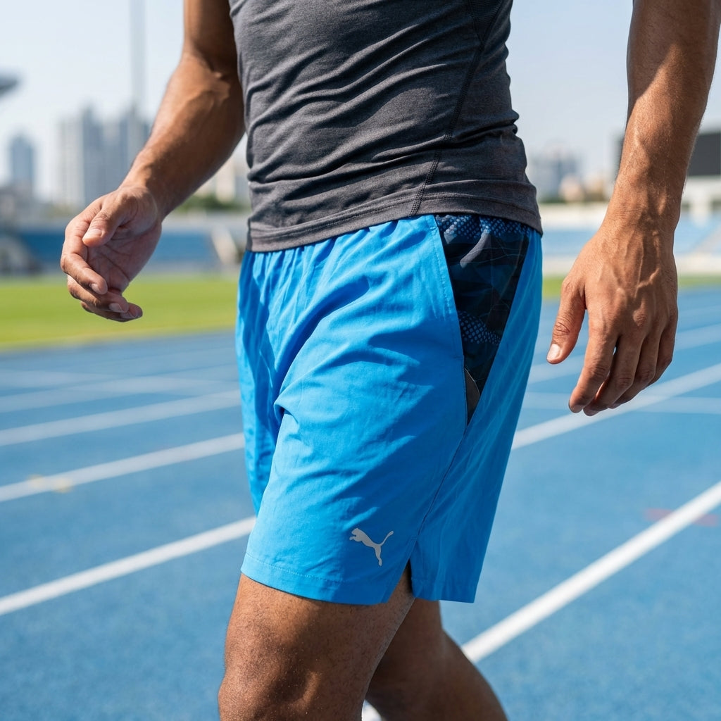 Puma Men's Woven 7 Shorts - Cloisonne Grap