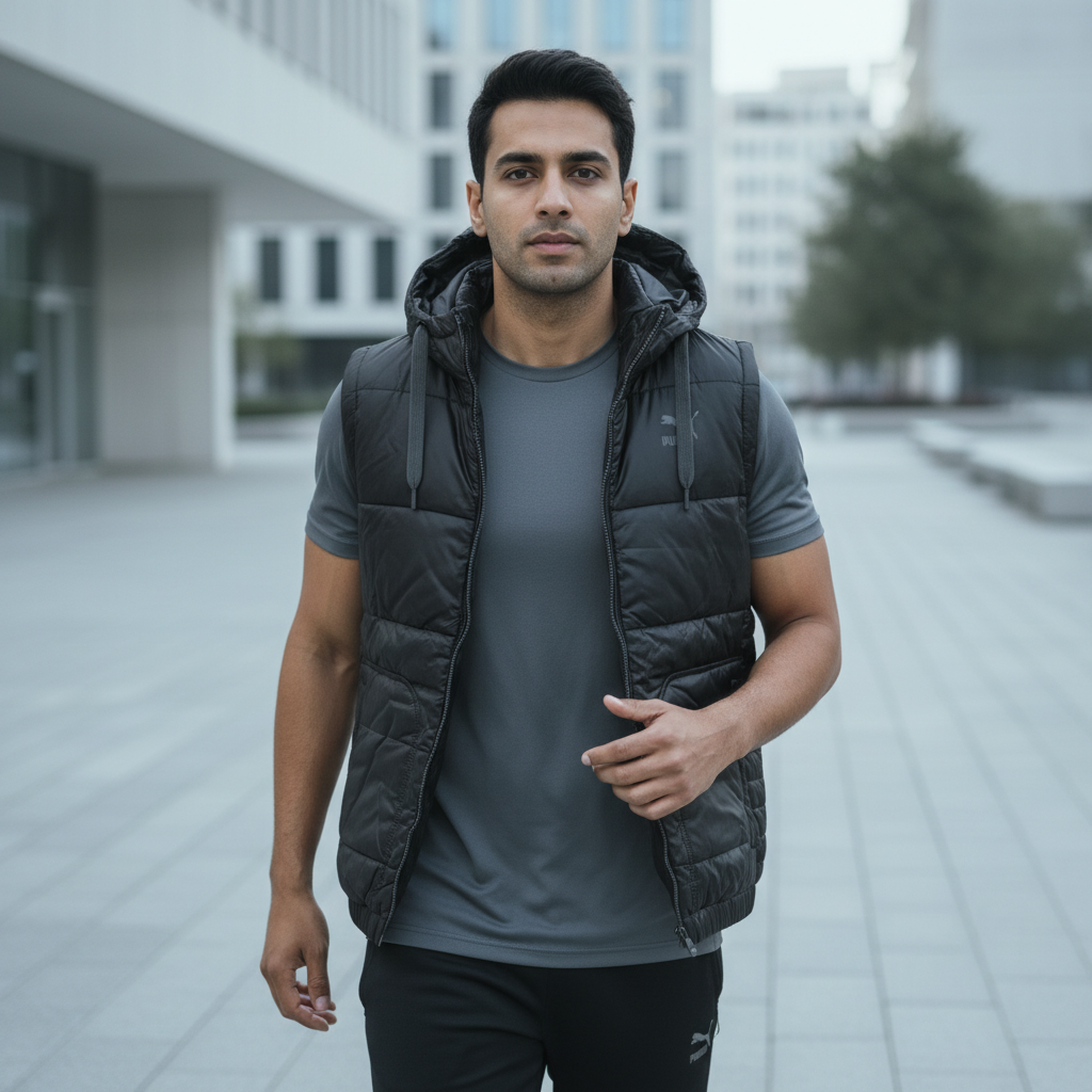 Puma Padded Gilet Black
