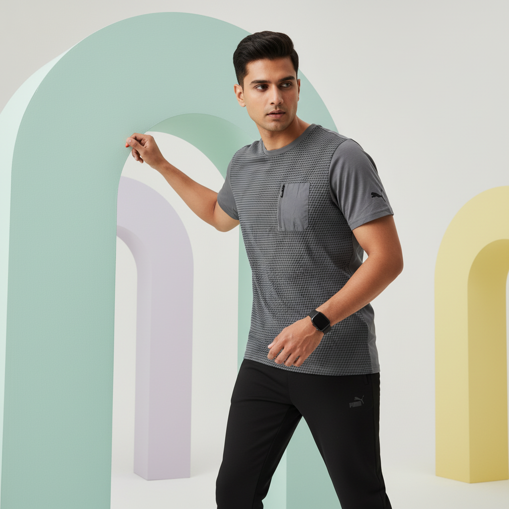 Puma BMW M Statement Tee Dark Shadow