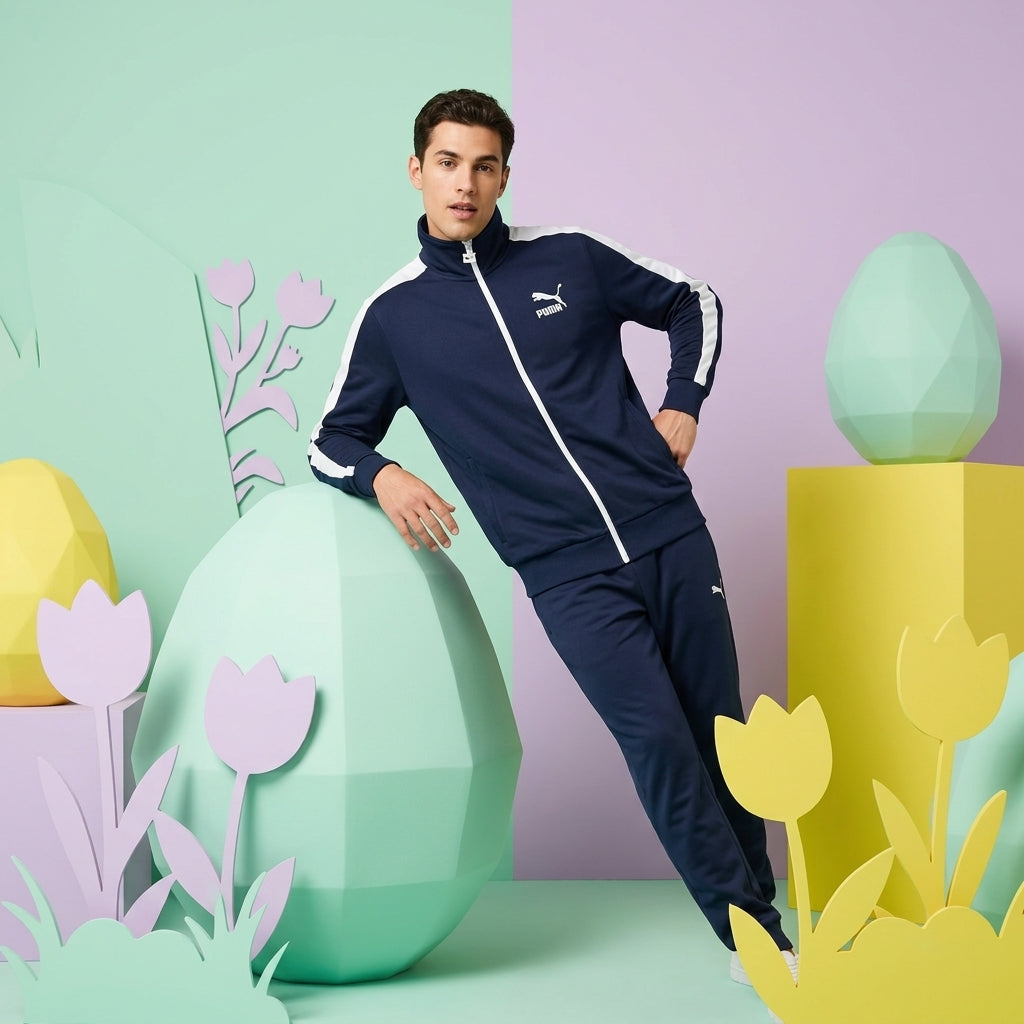 Puma T7 Track Jacket Peacoat