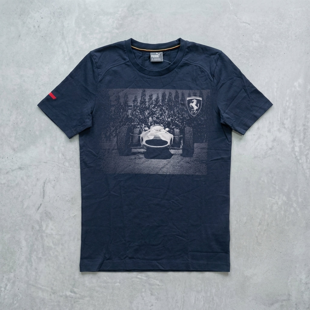 Puma Ferrari Graphic Tee Dress Blue