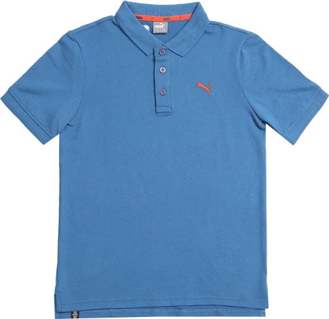 Puma Solid Polo Nautical Blue