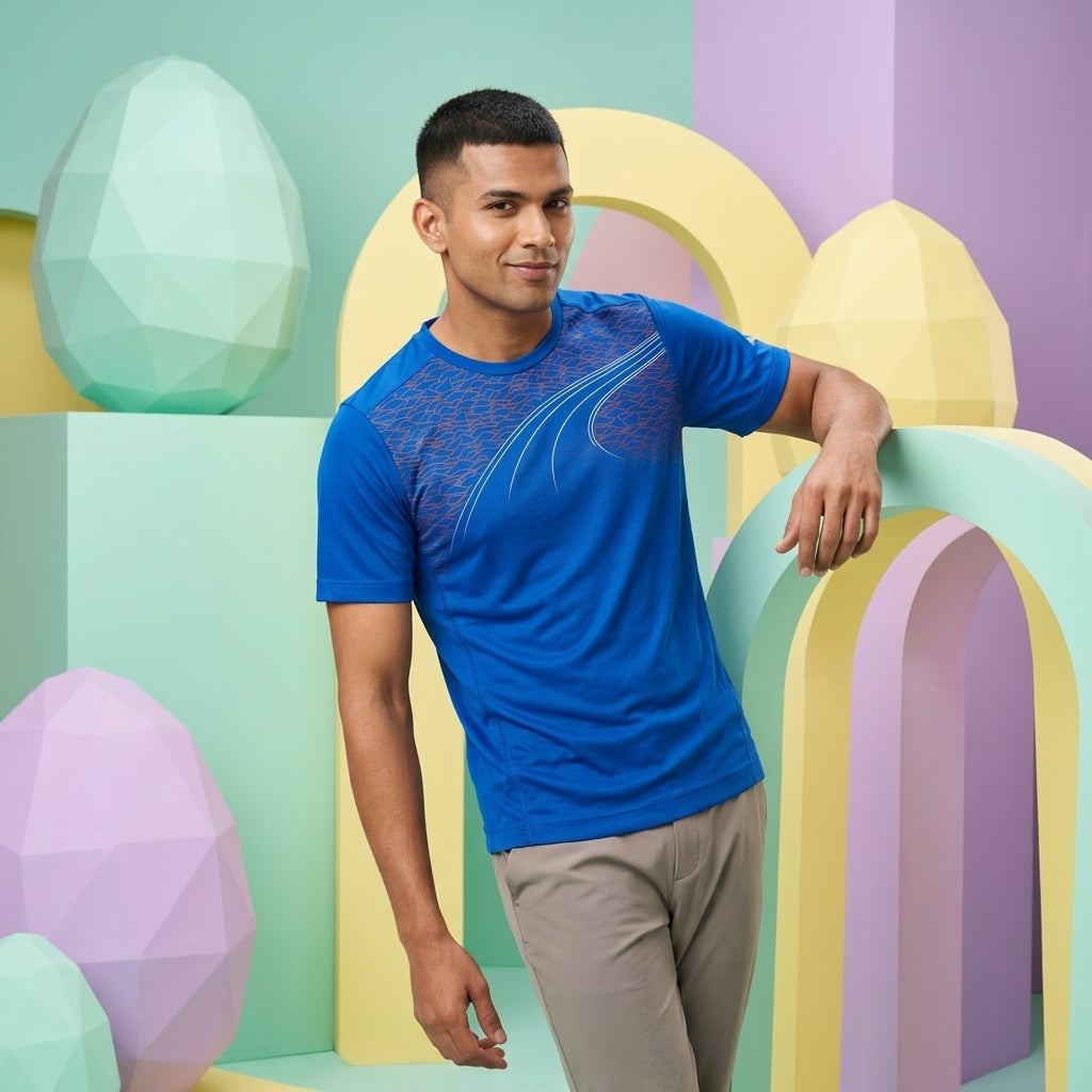 Puma ACTIVE Formstripe Tee Sodalite