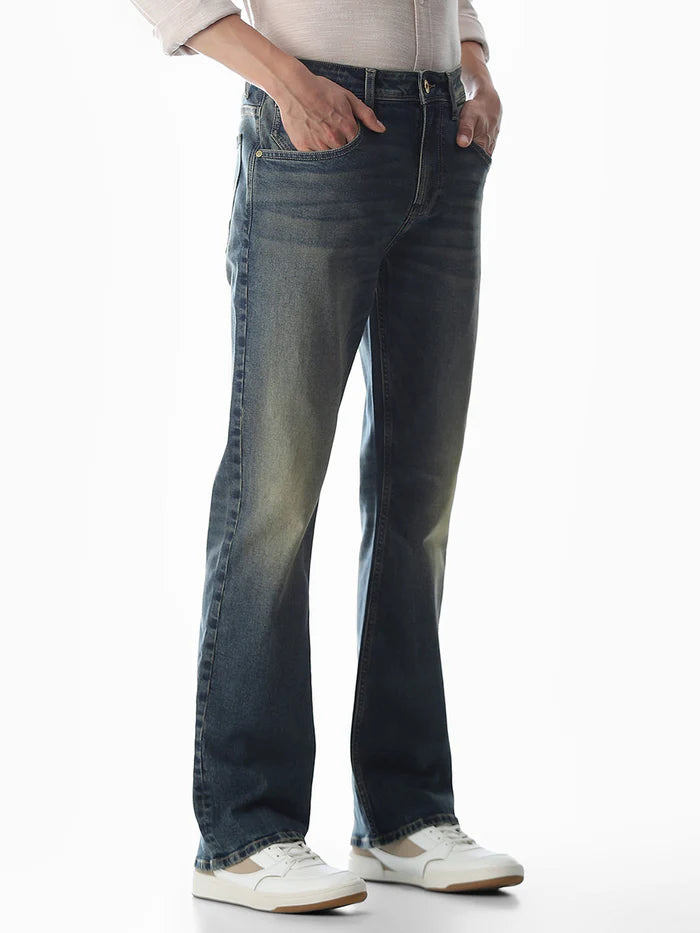 Puma Men's Regular Fit Dirty Worn Denim