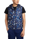 Puma Men's FUN Hooded Padded Vest Peacoat