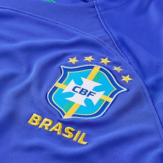Nike Men's Brazil National Team Dri-FIT Stadium Short-Sleeve Away Jersey