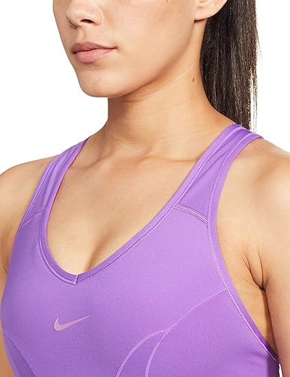 Nike Dri-FIT Swoosh Icon Clash V-Neck Sports Bra