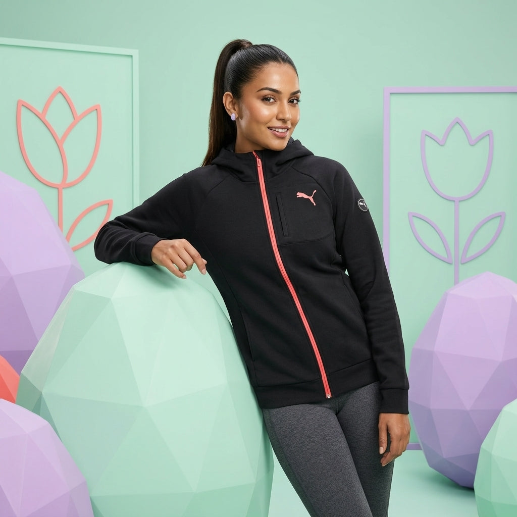 Puma Women's Reversible Sweat Jacket