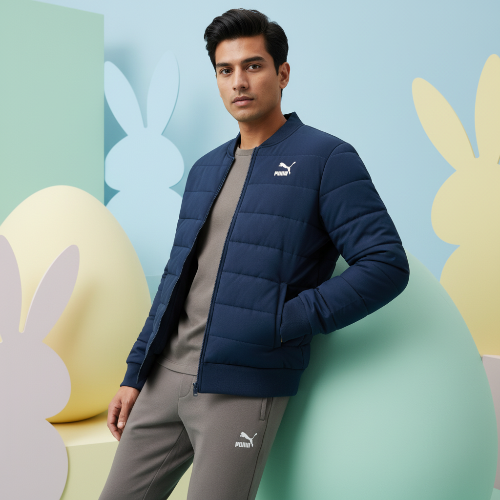 Puma Midlayer Fleece Peacoat