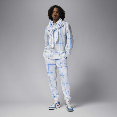 Nike Jordan Essential Plaid Flannel Top
