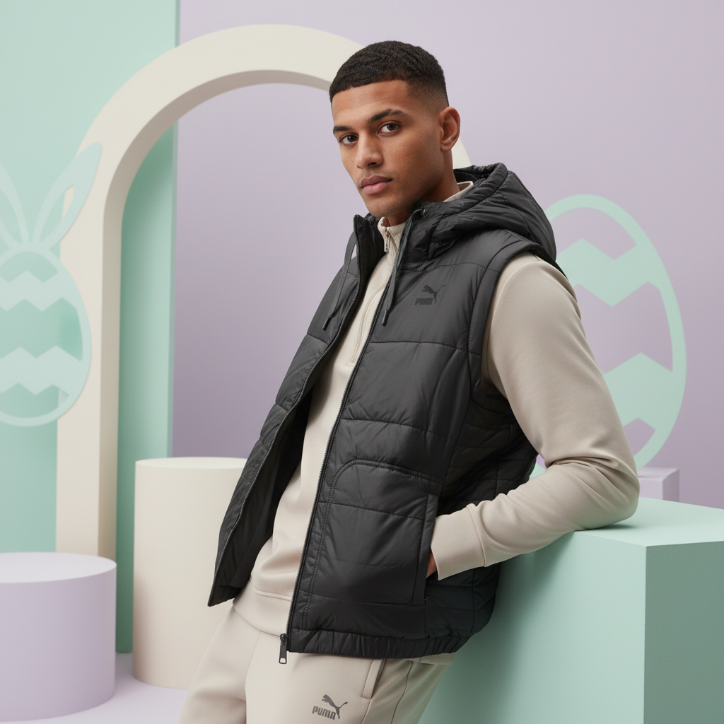 Puma Padded Gilet Black