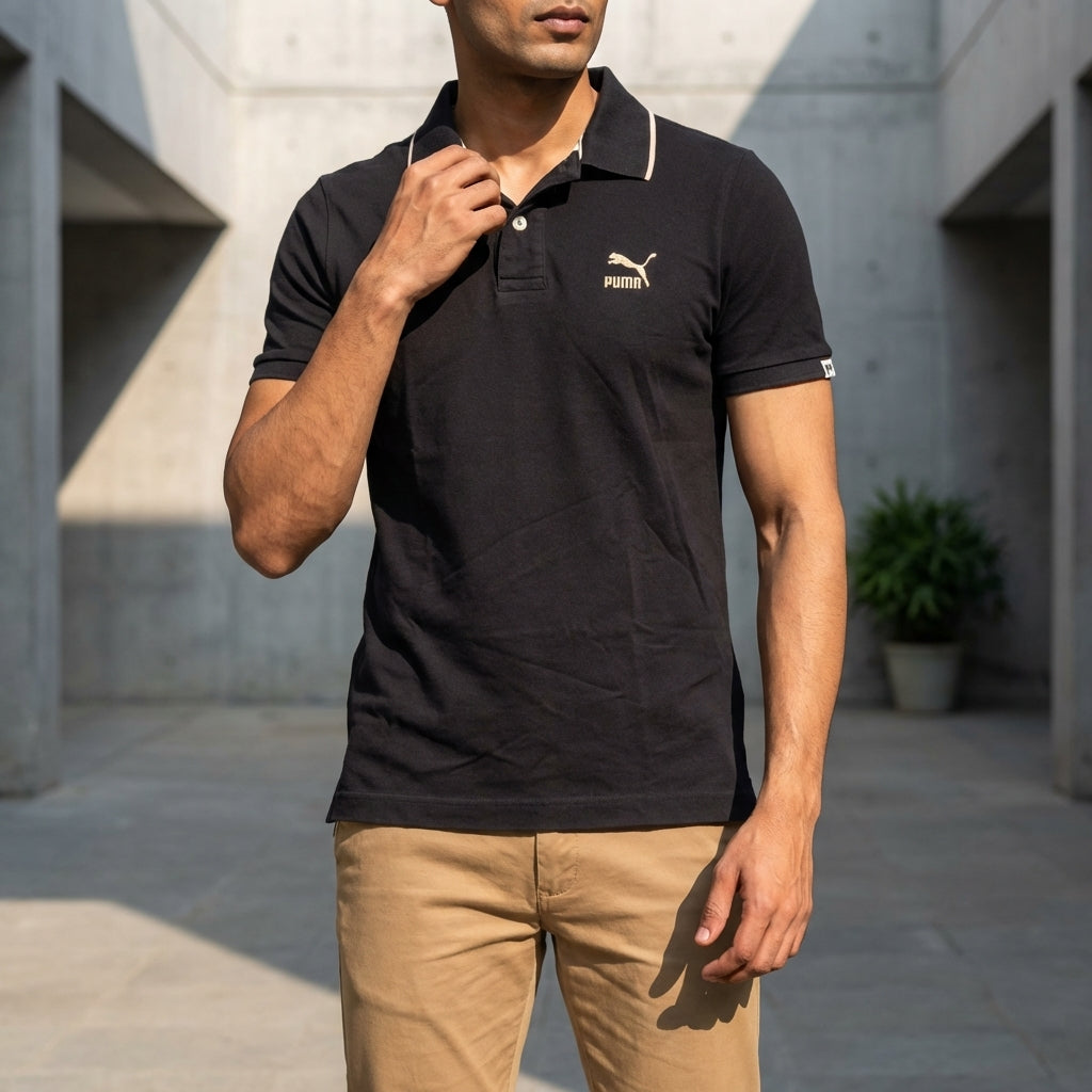 Puma Varsity Polo Black