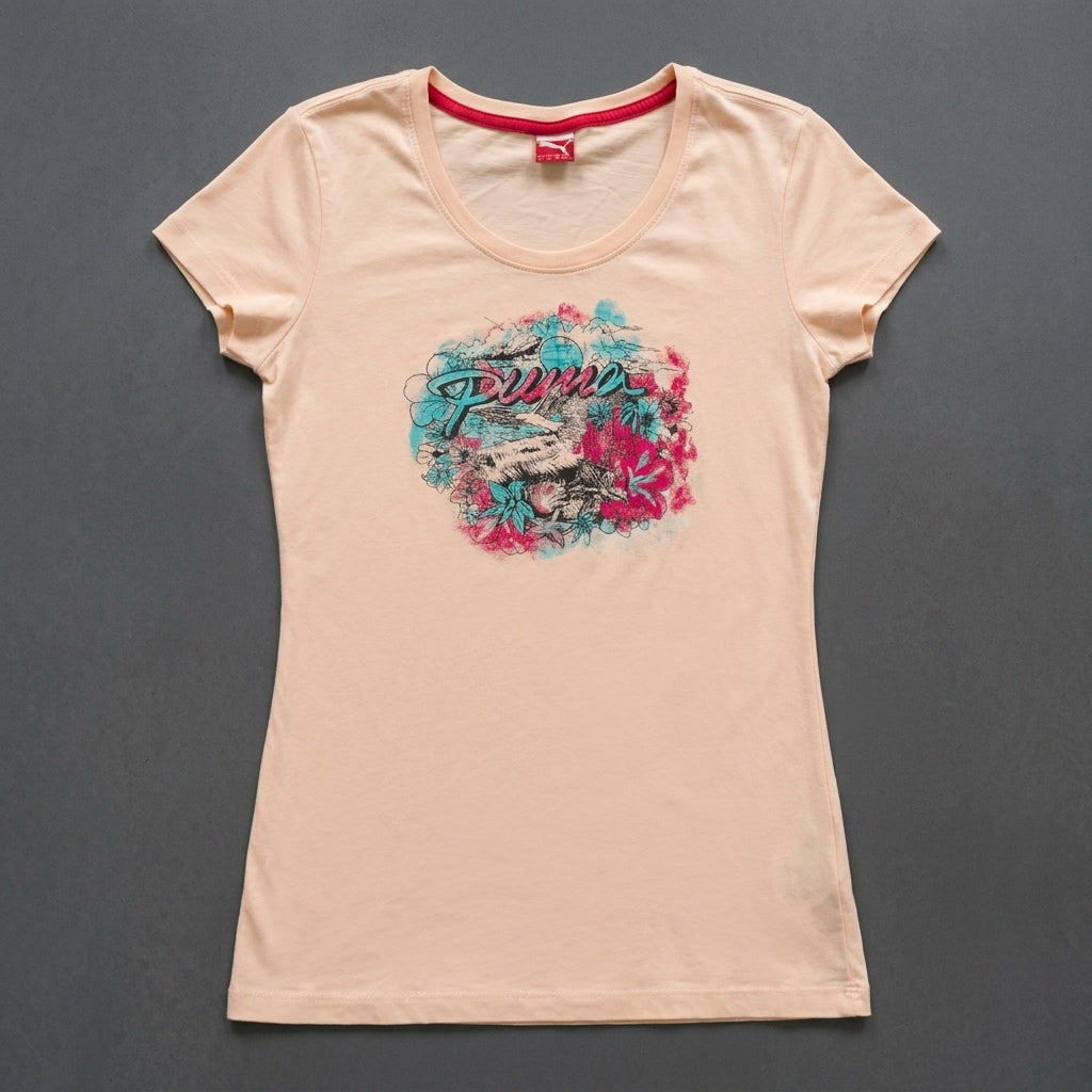 Puma Rio Women's Tee in Puma Peach