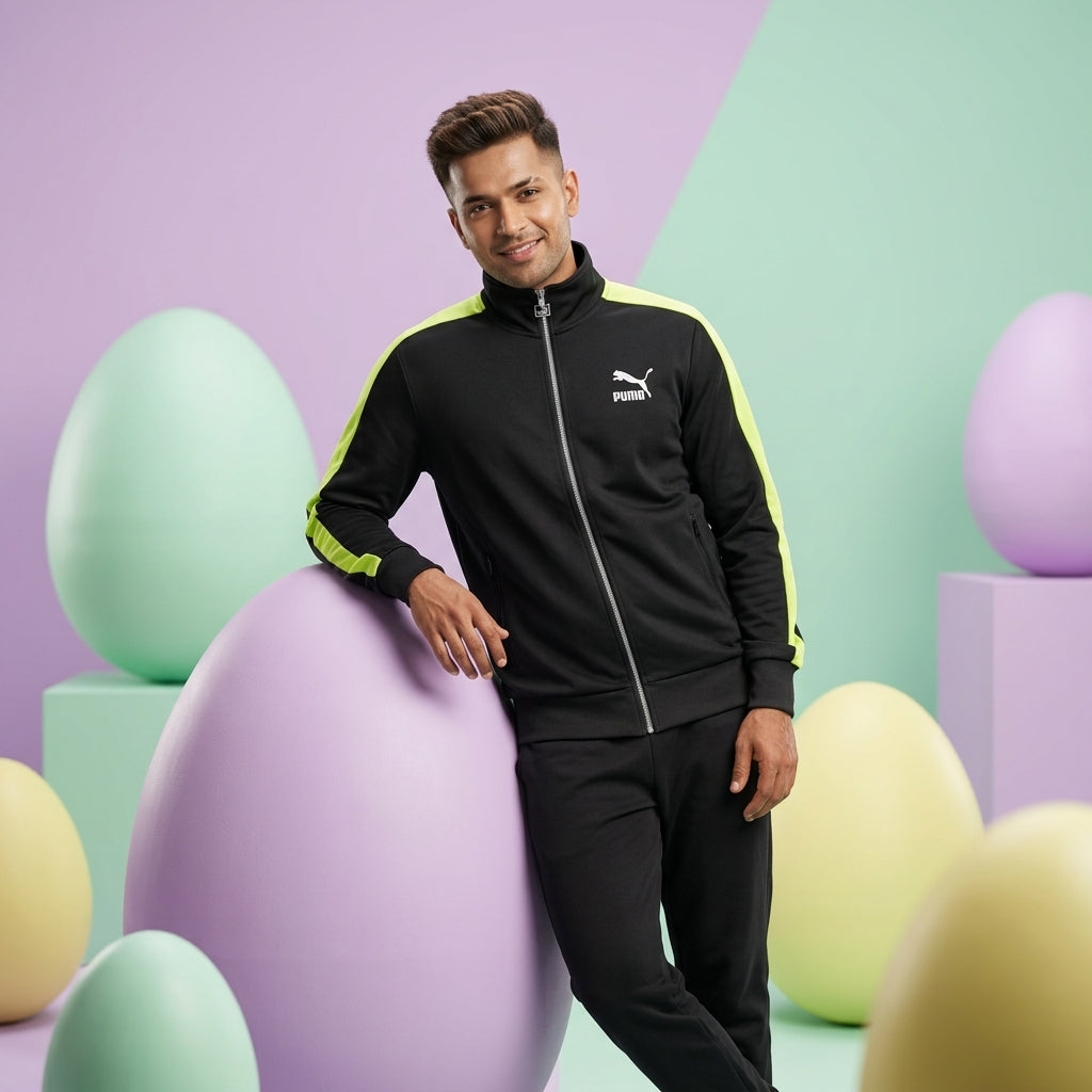 Puma LS Zenith Track Jacket Black