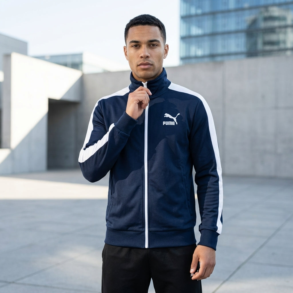 Puma T7 Track Jacket Peacoat