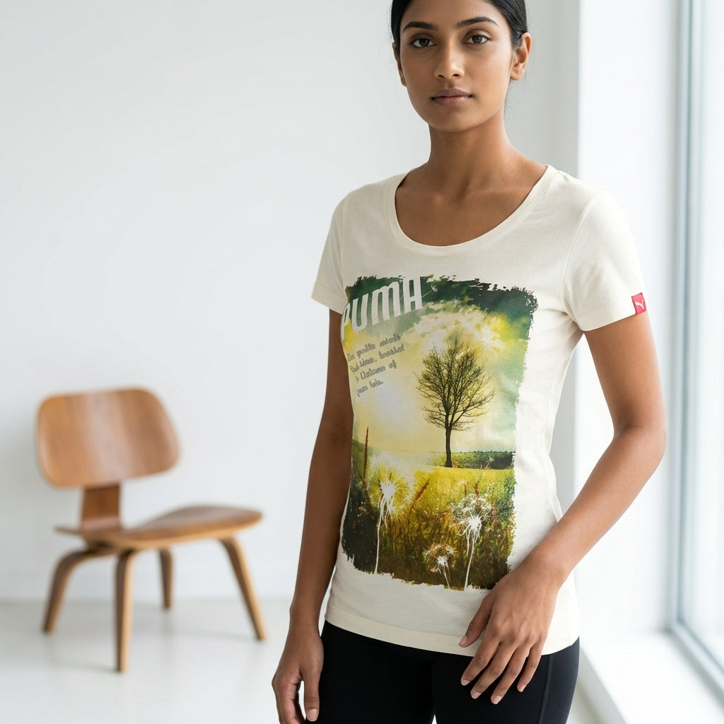 Puma Women's MLS Twist Tee White