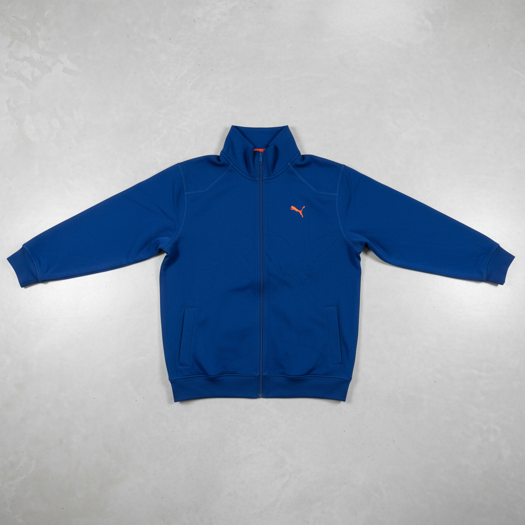 Puma Men's Sweat Jacket in Mazarine Blue