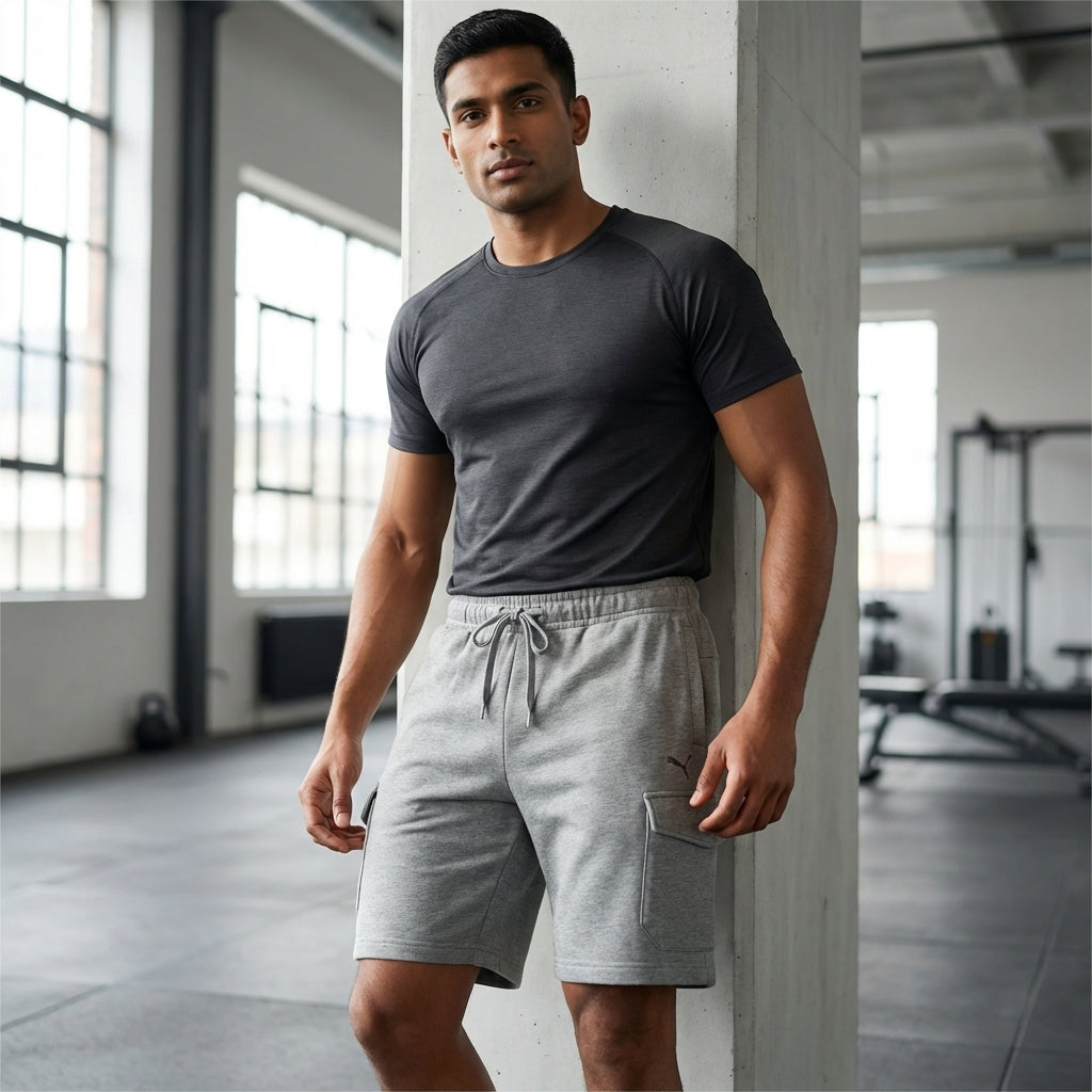 Puma Men's Cargo Pocket Sweat Shorts