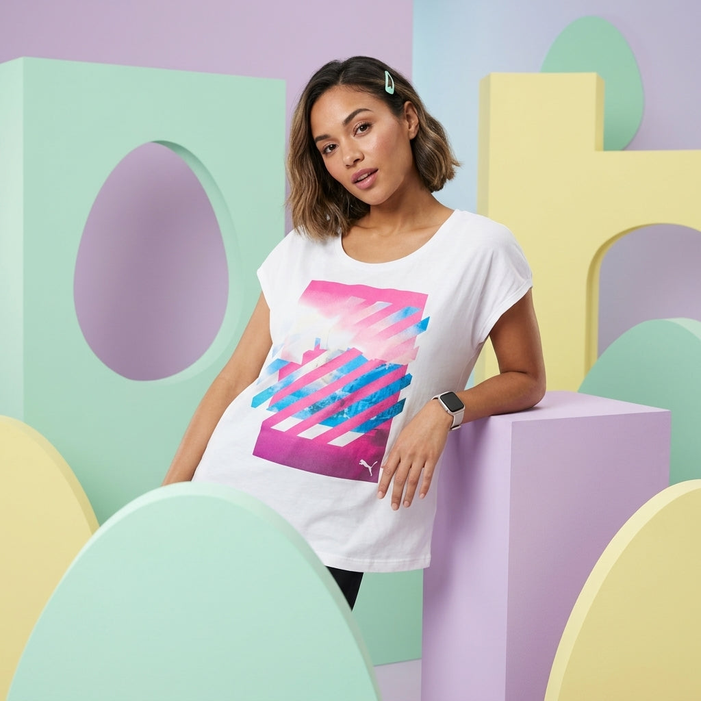 Puma Women's White Tee