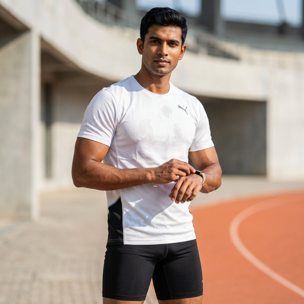 Puma PE Running Short Sleeve Tee White