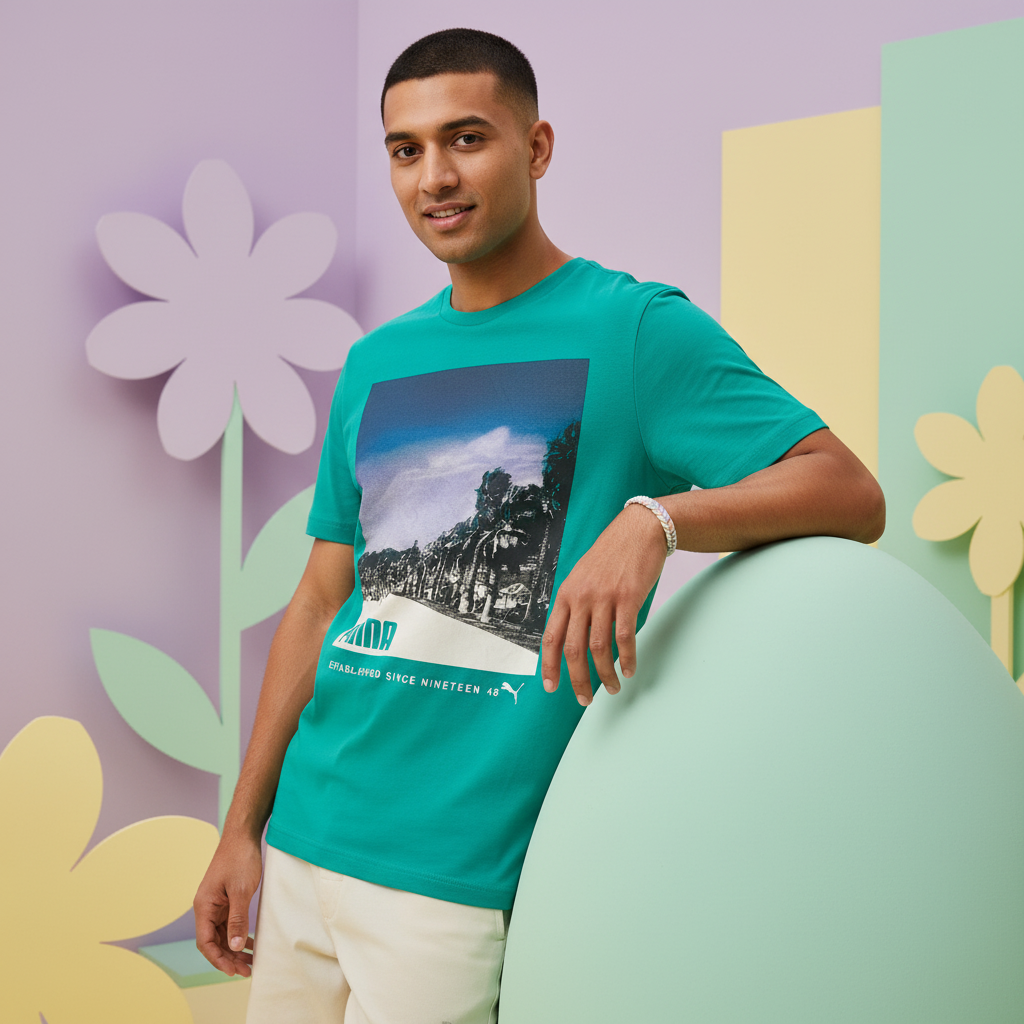 Puma Graphic Tee 1 Columbia