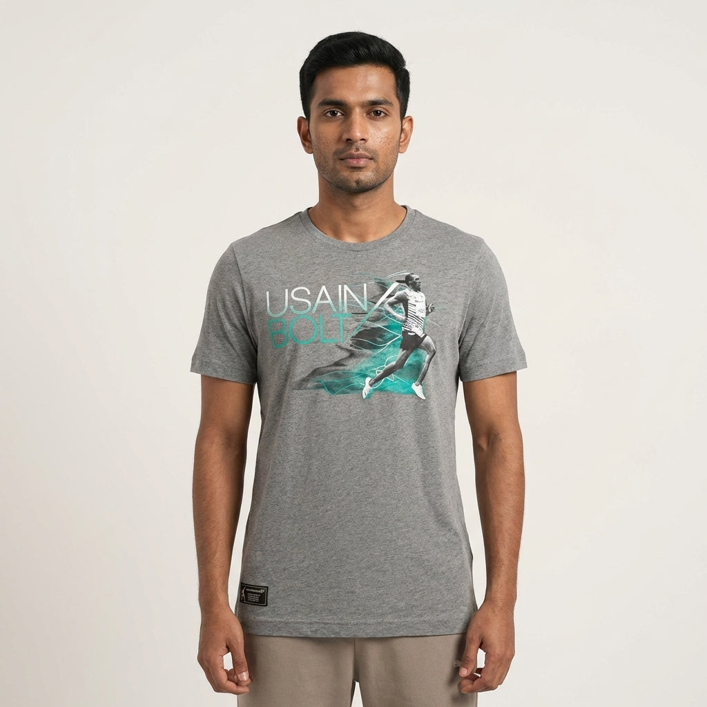 Puma Men's UB Active Tee - Medium Gray Heather