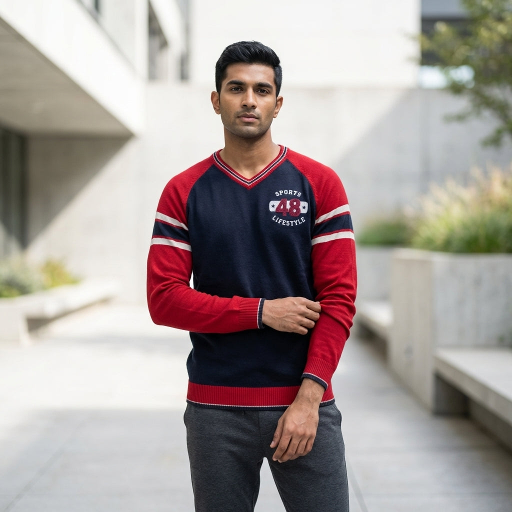 Puma Boys Color Blocked Sweater