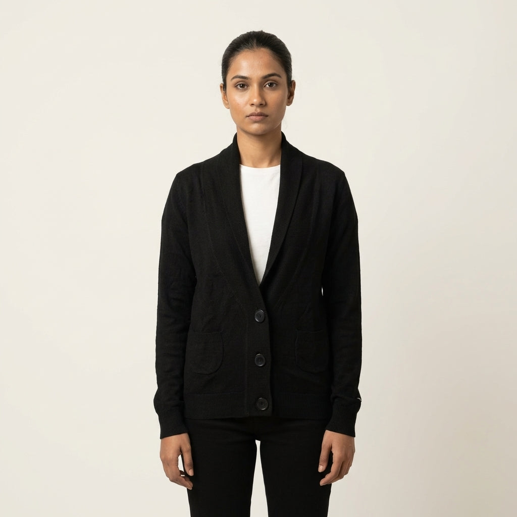 Puma Women's Drapy Cardigan Black
