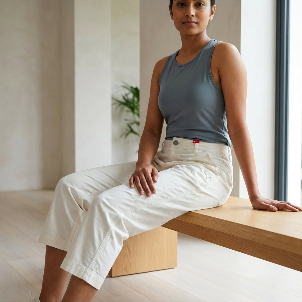 Puma Women's White Capri Woven Pants