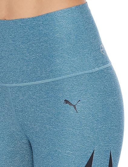 Puma Women's WT PWRSHAPE Knee Capri Blue Tights