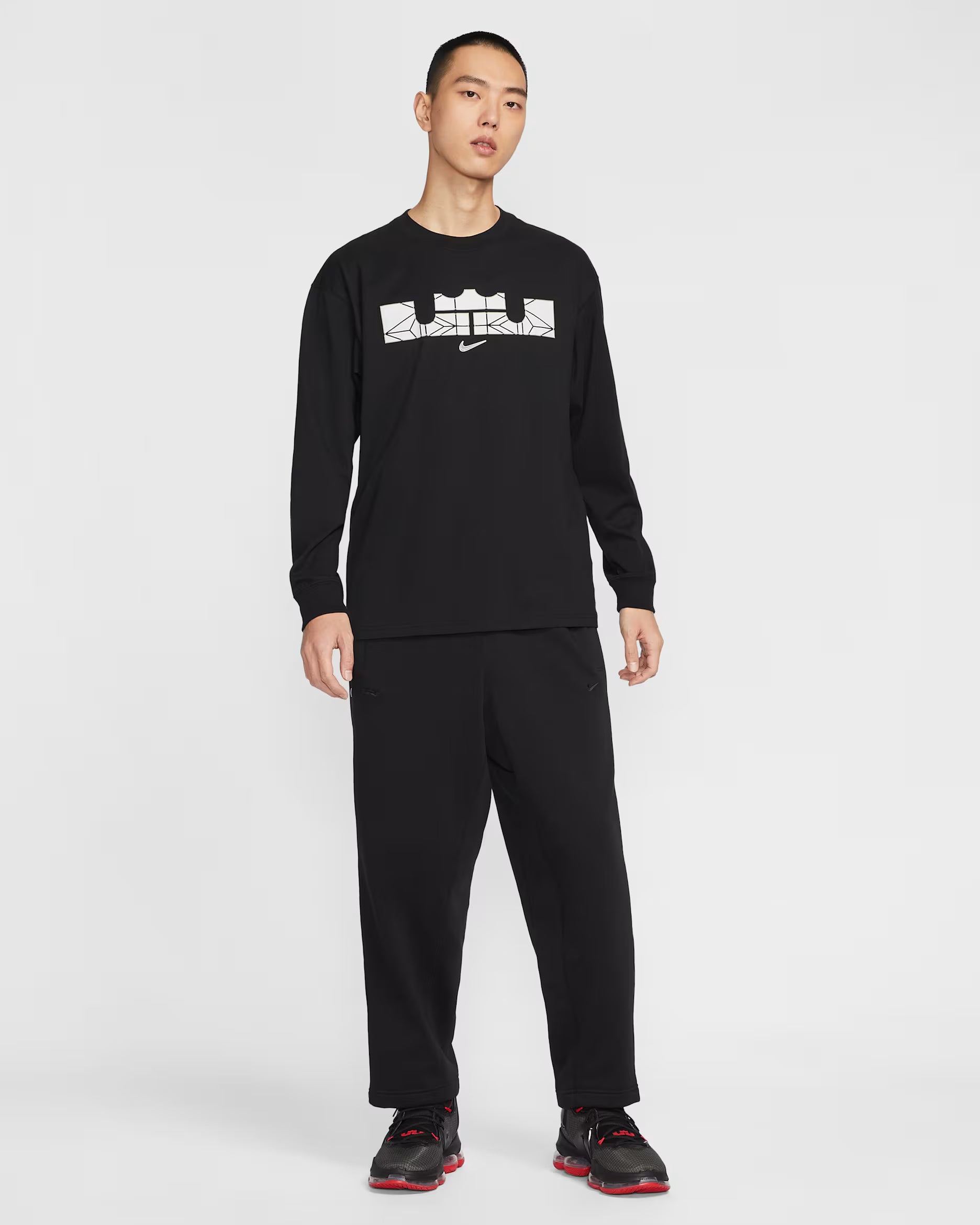 Nike Lebron M NK T-shirt Long-sleeve M90