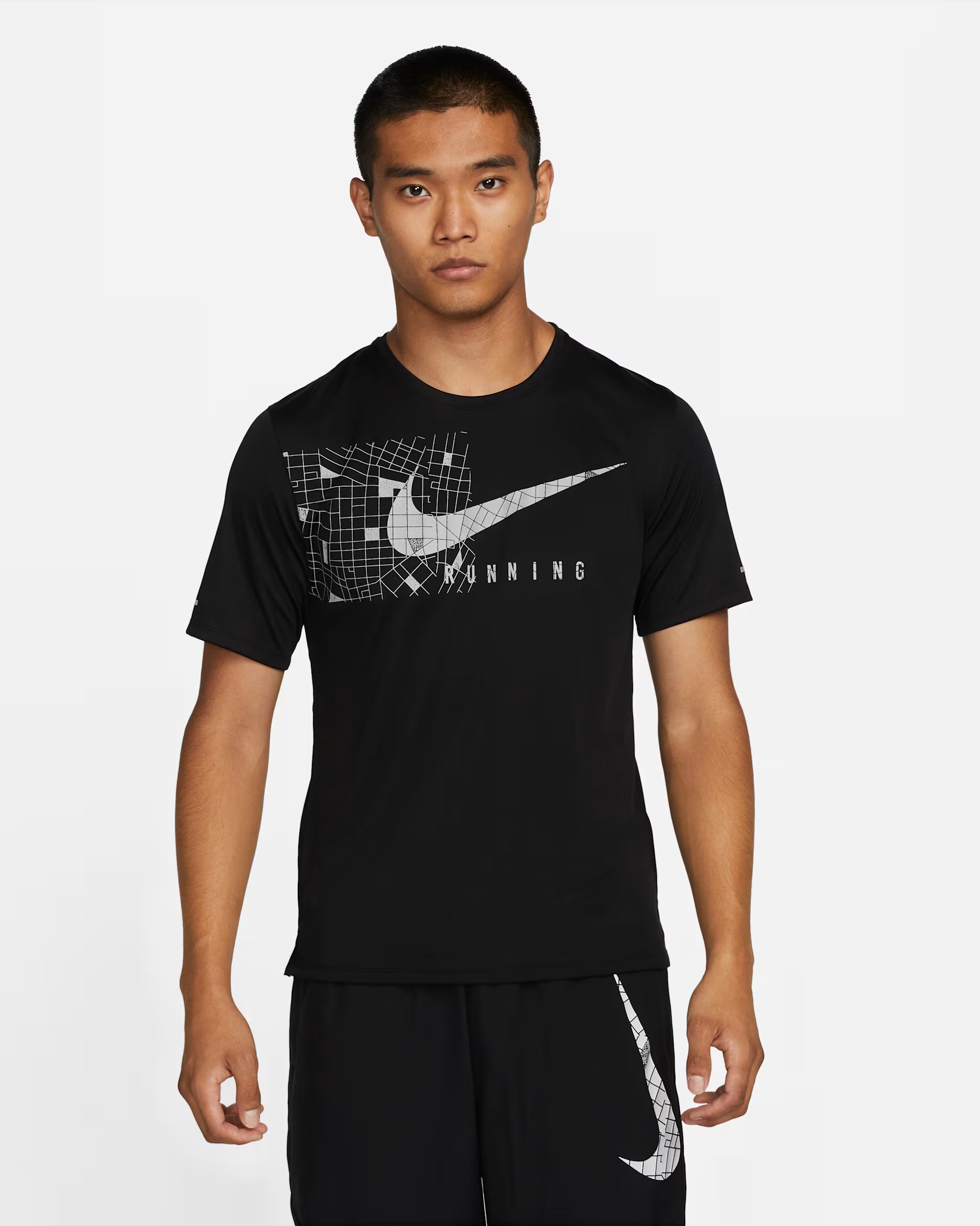 Nike Men's Run Division Dri-FIT UV Miler Short-Sleeve Running Top