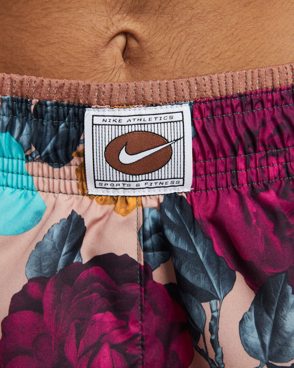 Nike Women's 10K Dri-FIT All-Over Print Running Short with Integrated Compression