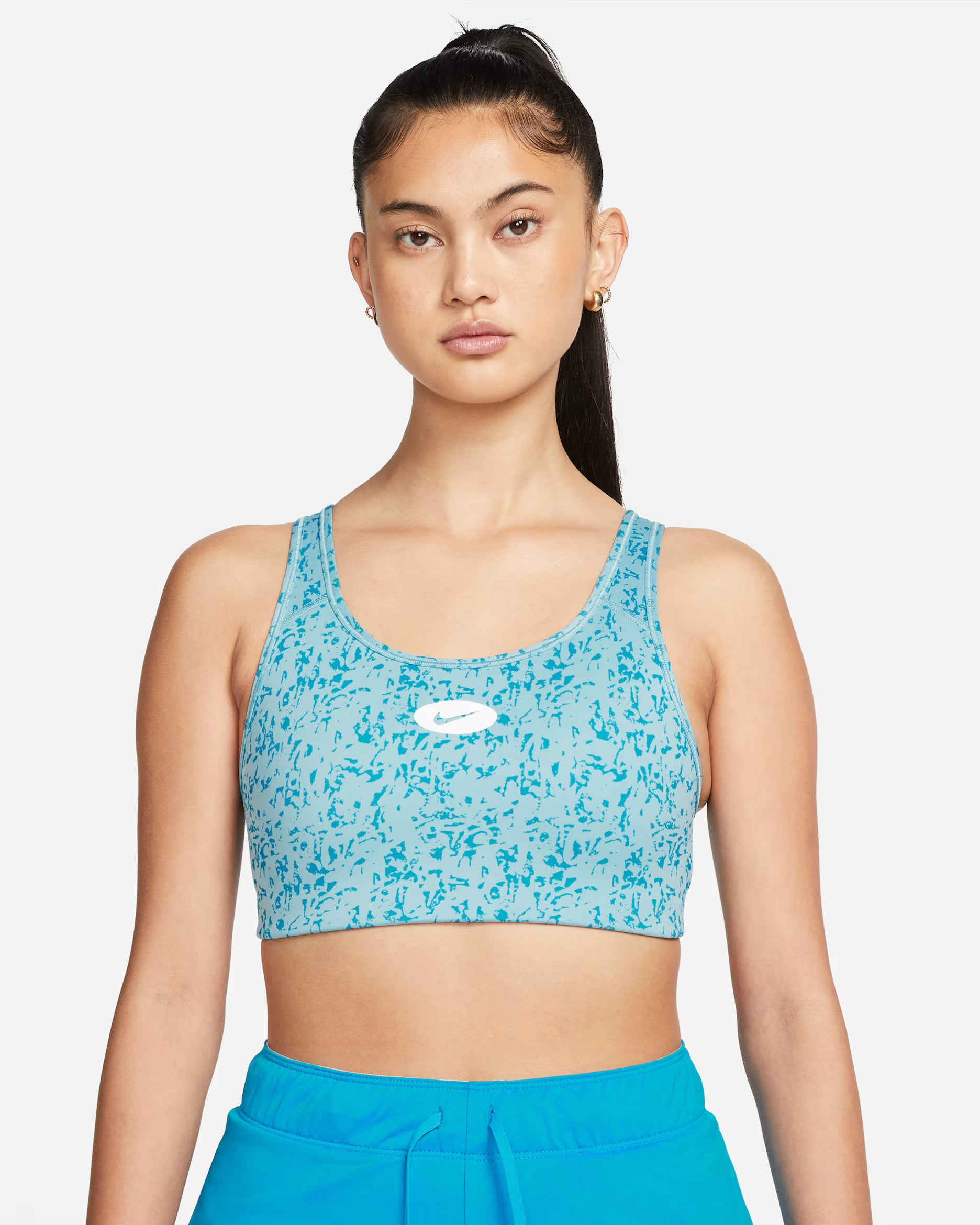 Nike Women's Dri-FIT Swoosh Icon Clash Strappy Sports Bra