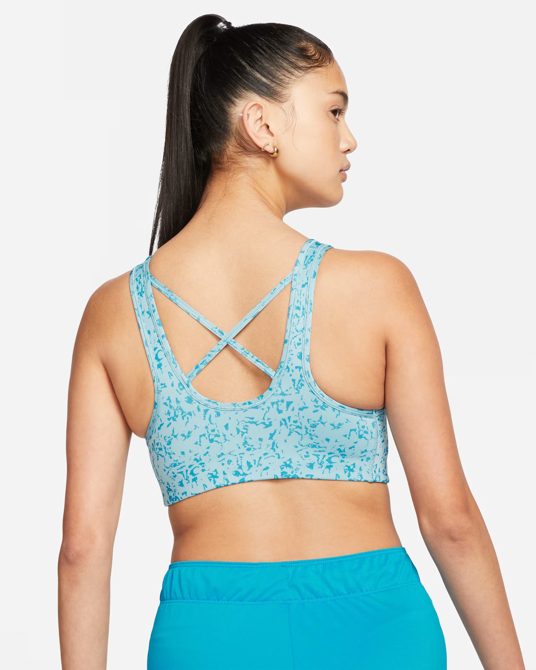 Nike Women's Dri-FIT Swoosh Icon Clash Strappy Sports Bra