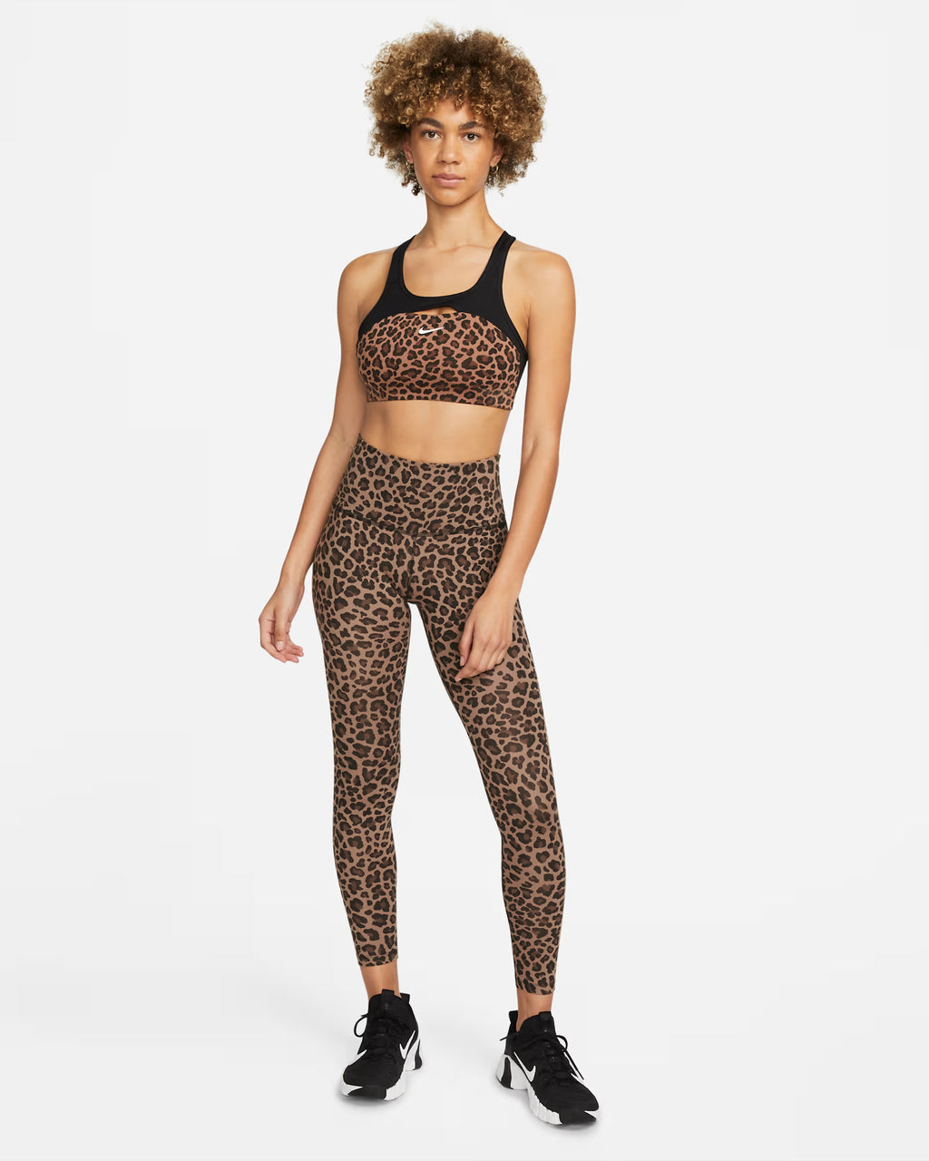 Nike One Dri-FIT High-Rise Leopard Training Tights
