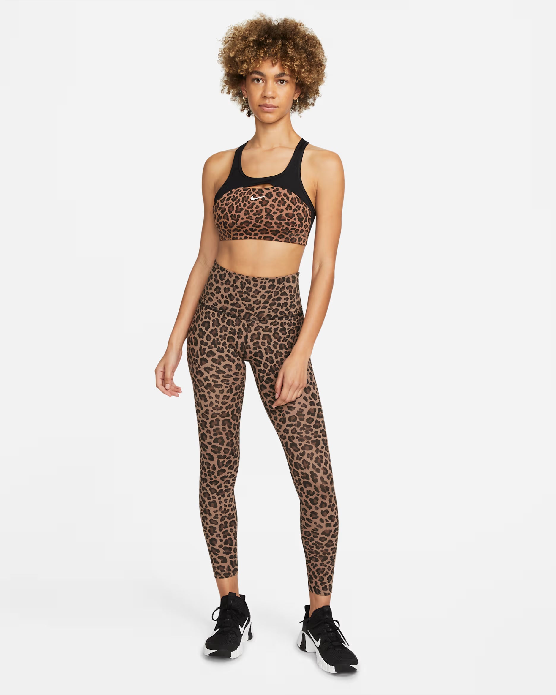 Nike One Dri-FIT High-Rise Leopard Training Tights