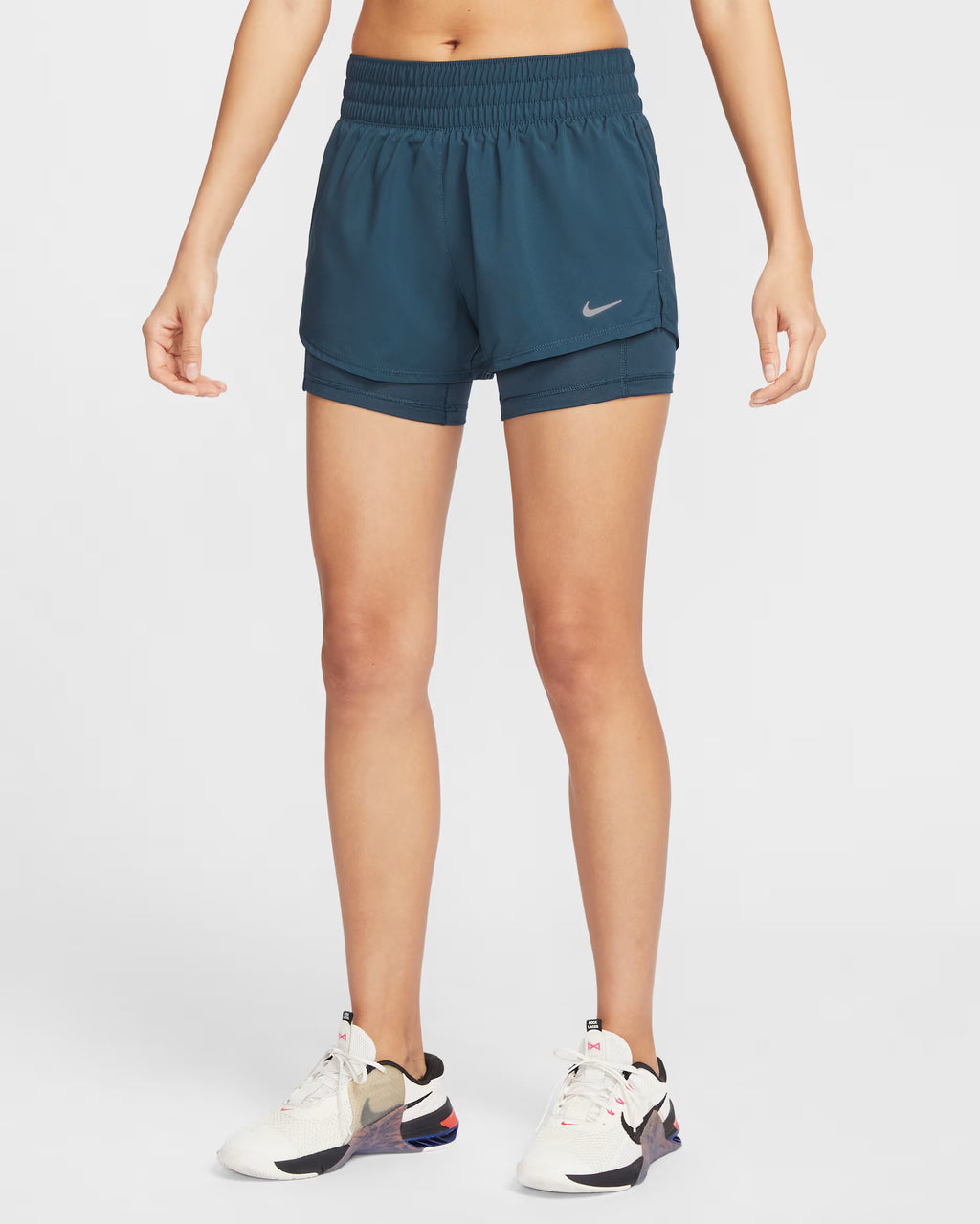 Nike One Mid-Rise 3-Inch 2-in-1 Training Shorts