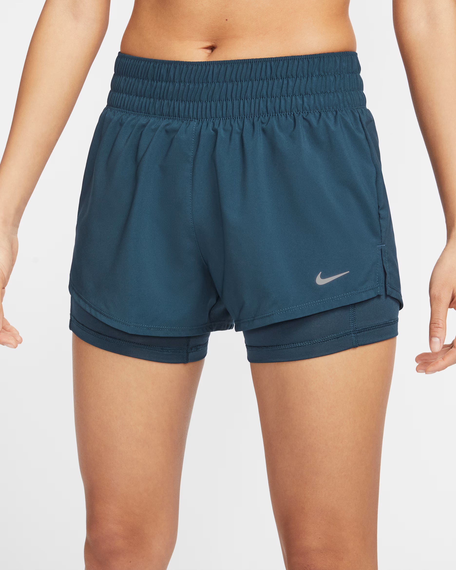 Nike One Mid-Rise 3-Inch 2-in-1 Training Shorts