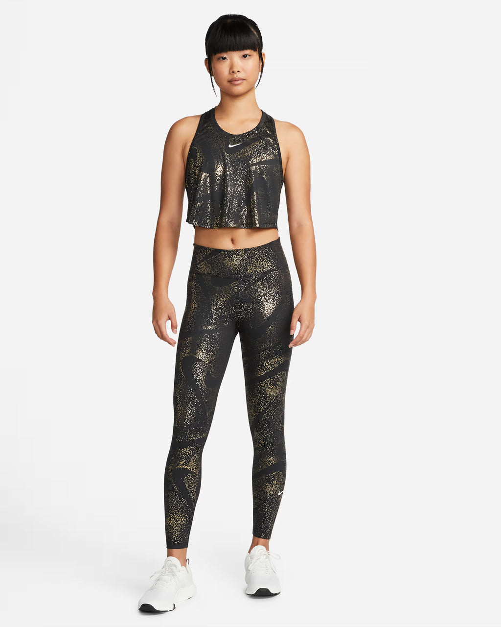 Nike Dri-FIT One Mid-Rise Tights All-Over Print