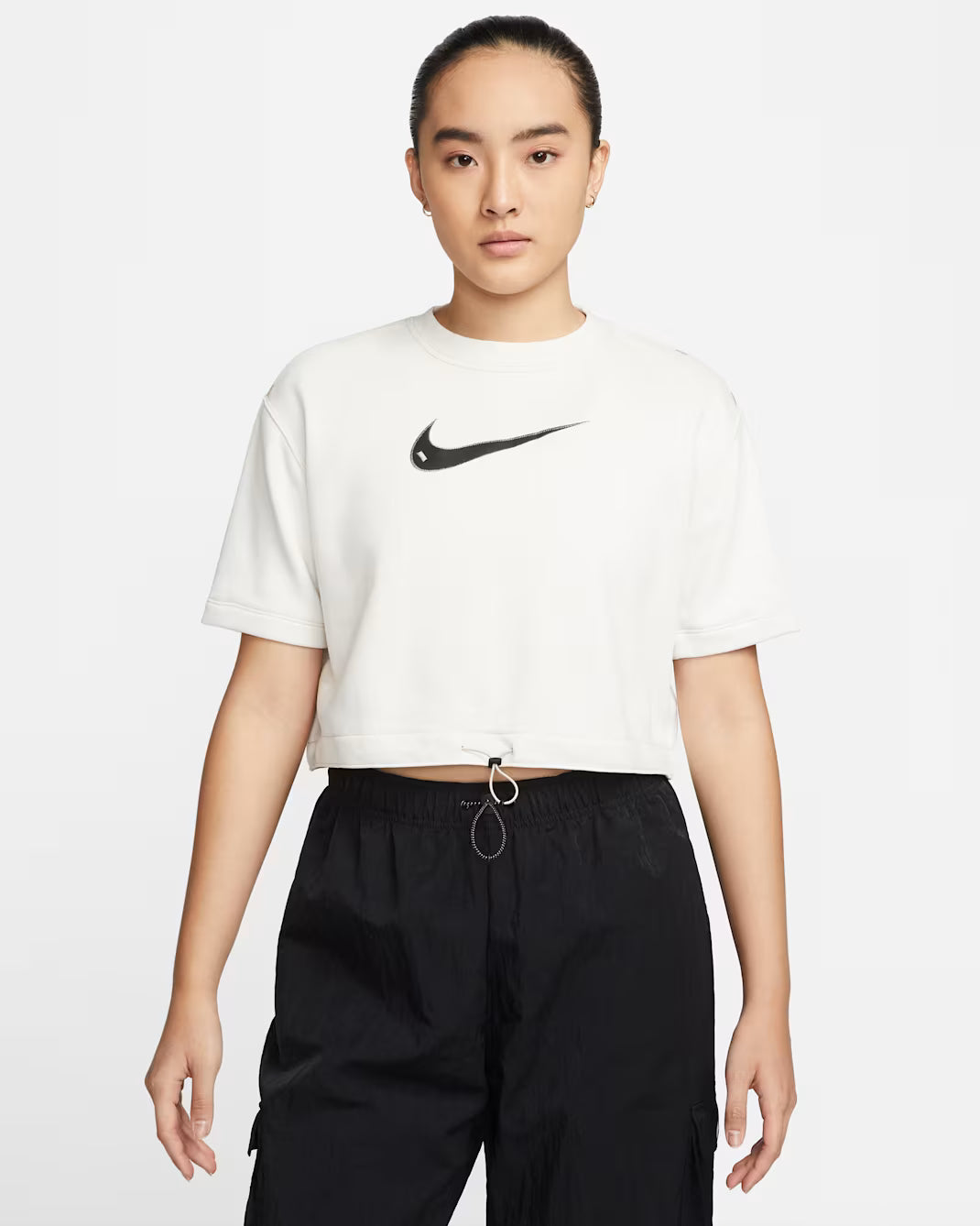 Nike Sportswear Women's Swoosh Fleece Short-Sleeve Crop Top